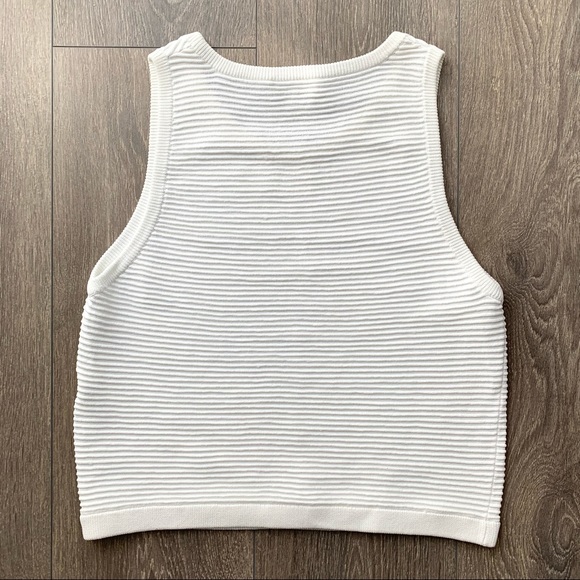 Aritzia Babaton Alrik Knit Top White Size XS - Picture 15 of 16